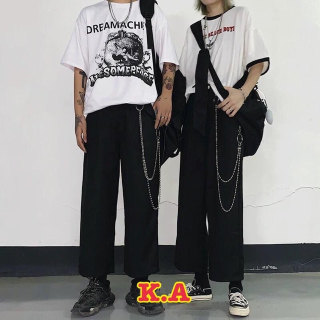 Quần rộng chun 2 xích KAP866