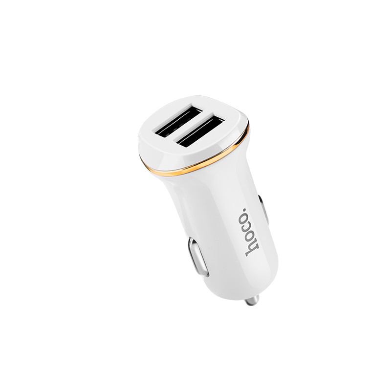 TẨU SẠC ÔTÔ 2 CỔNG USB HOCO Z1 - CHÍNH HÃNG HOCO