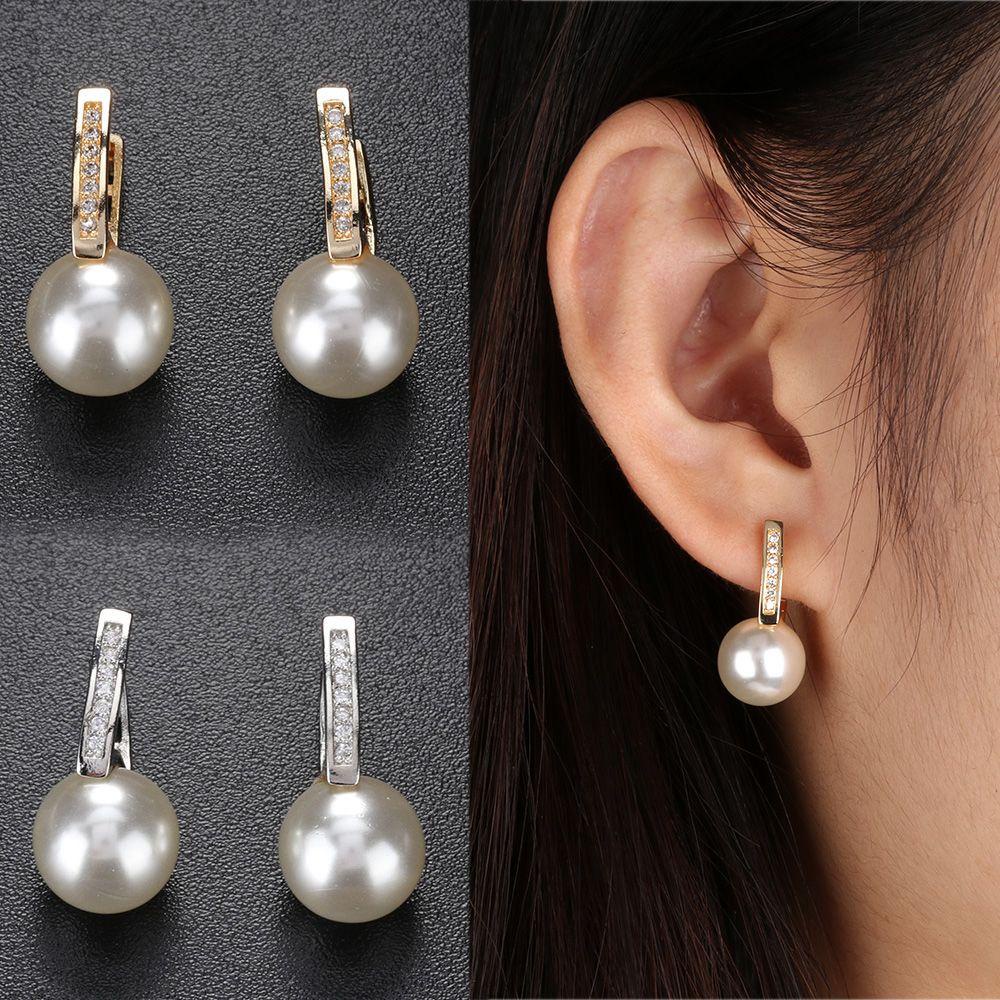Đôi Bông Tai Mạ Vàng 18K Thời Trang Sang Trọng Cho Nữ|Bịch Dẫn