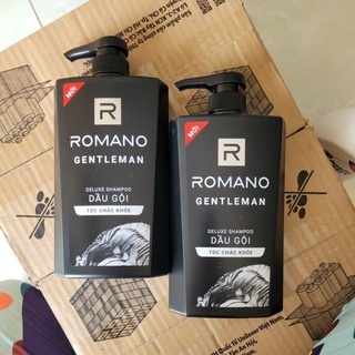 Dầu gội cho nam Romano Gentleman cho tóc chắc khỏe chai 650ml