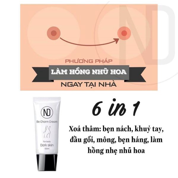 Kem Làm Mờ Thâm cơ thể Be Charm Cream ND 100ml