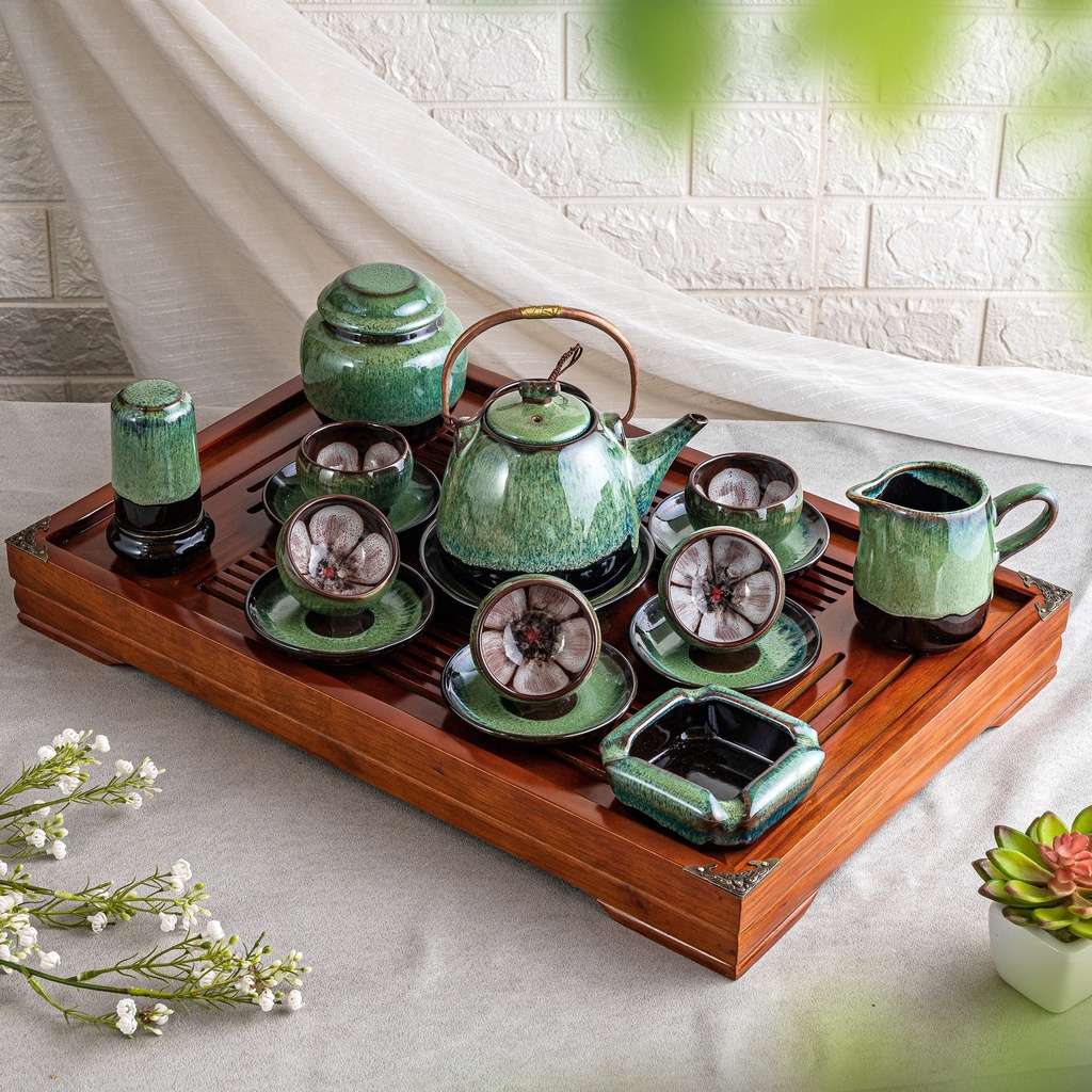 Bộ Ấm Trà ( siêu xanh rêu )