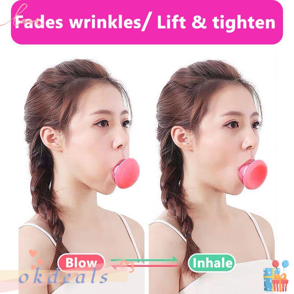 Dụng Cụ Tập Nâng Cơ Mặt Bằng Silicone Thiết Kế Hai Mặt Tiện Dụng