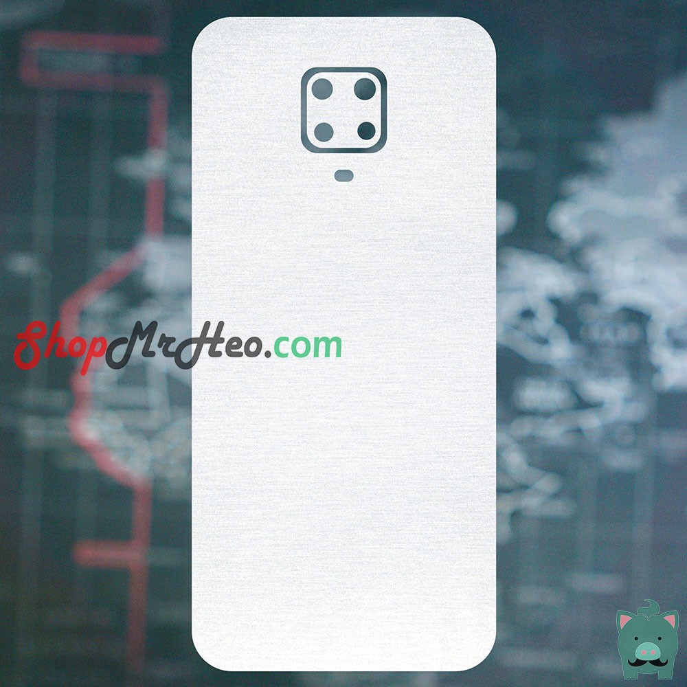 Skin Dán Mặt Sau Lưng Vân Nhôm Xiaomi Redmi Redmi Note 9 - Note 9s