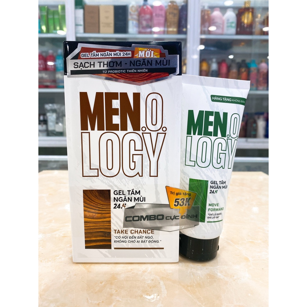 Gel Tắm Nam Ngăn Mùi 24h MEN.O.LOGY 350ml