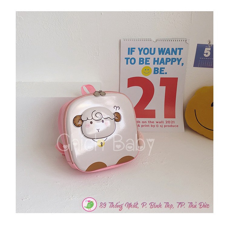 🎒🐑  Balo nắp vuông cho bé trai/ bé gái