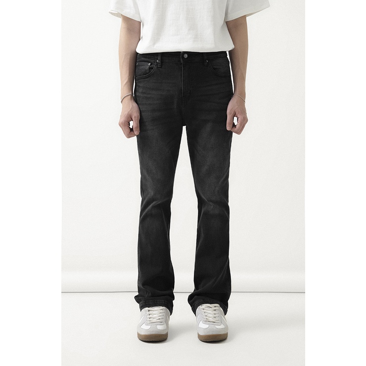 OWL BRAND® FLARE JEANS - Quần jeans dài dáng loe / Xám wash - OWL141121