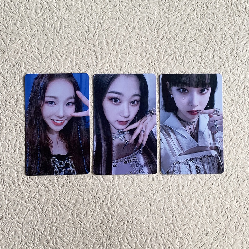 flowersqueen Set 5 tấm bưu thiếp in hình nhóm nhạc Kpop Aespa mới