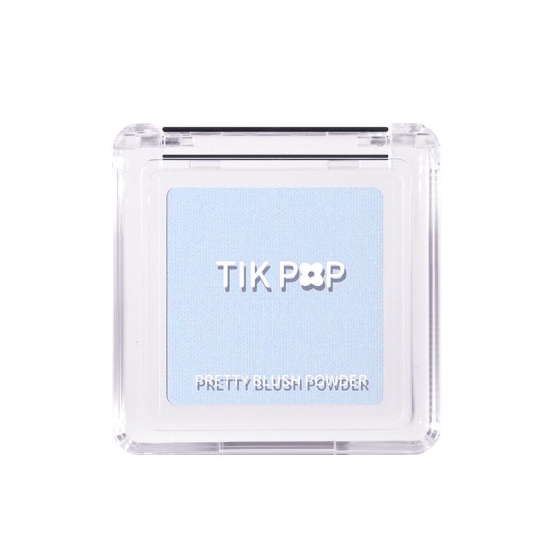 Phấn Má Hồng TIKPOP Màu Tím Lì Tự Nhiên Trang Điểm Sống Động