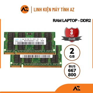 Ram Laptop DDR2 2GB BUS 667/800 - BẢO HÀNH 36 Tháng