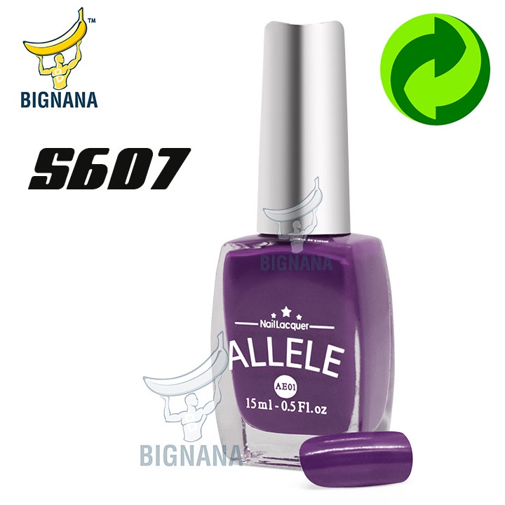 Các Tông Tím Cà, Tím Môn, Vàng, Tím Pastel, Mẫu Mới Sơn Móng Tay Allele - AE01 Chai 15ml An Toàn, Màu Sắc Đa Dạng