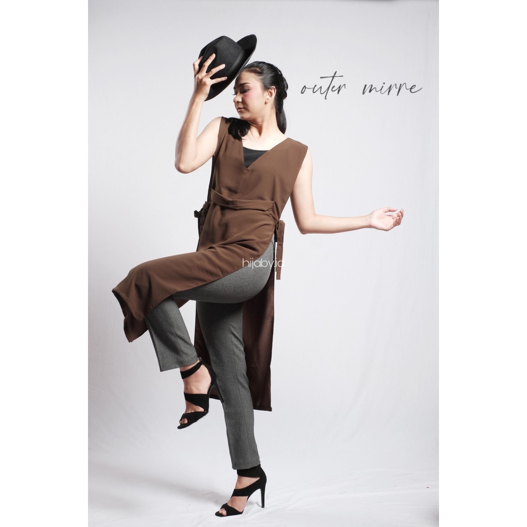 Áo Khoác cardigan Không Tay Dáng Dài Thời Trang