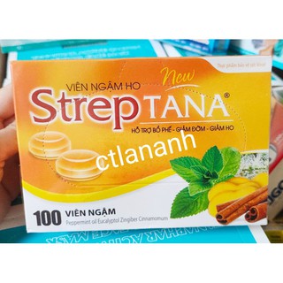 Viên ngậm ho Streptana