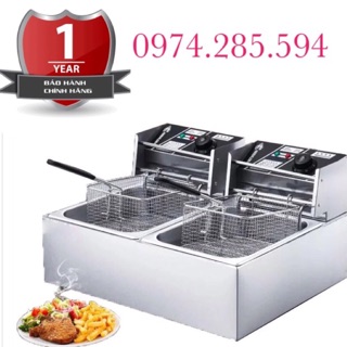 BẾP CHIÊN.NHÚNG ĐIỆN ĐÔI,CAO CẤP ETON(Hàng Cao Cấp) 12 lít