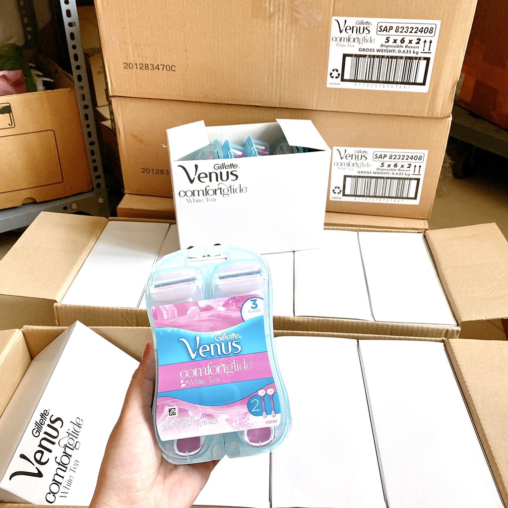 Dao cạo dành cho nữ Gillette Venus Comfortglide White Tea