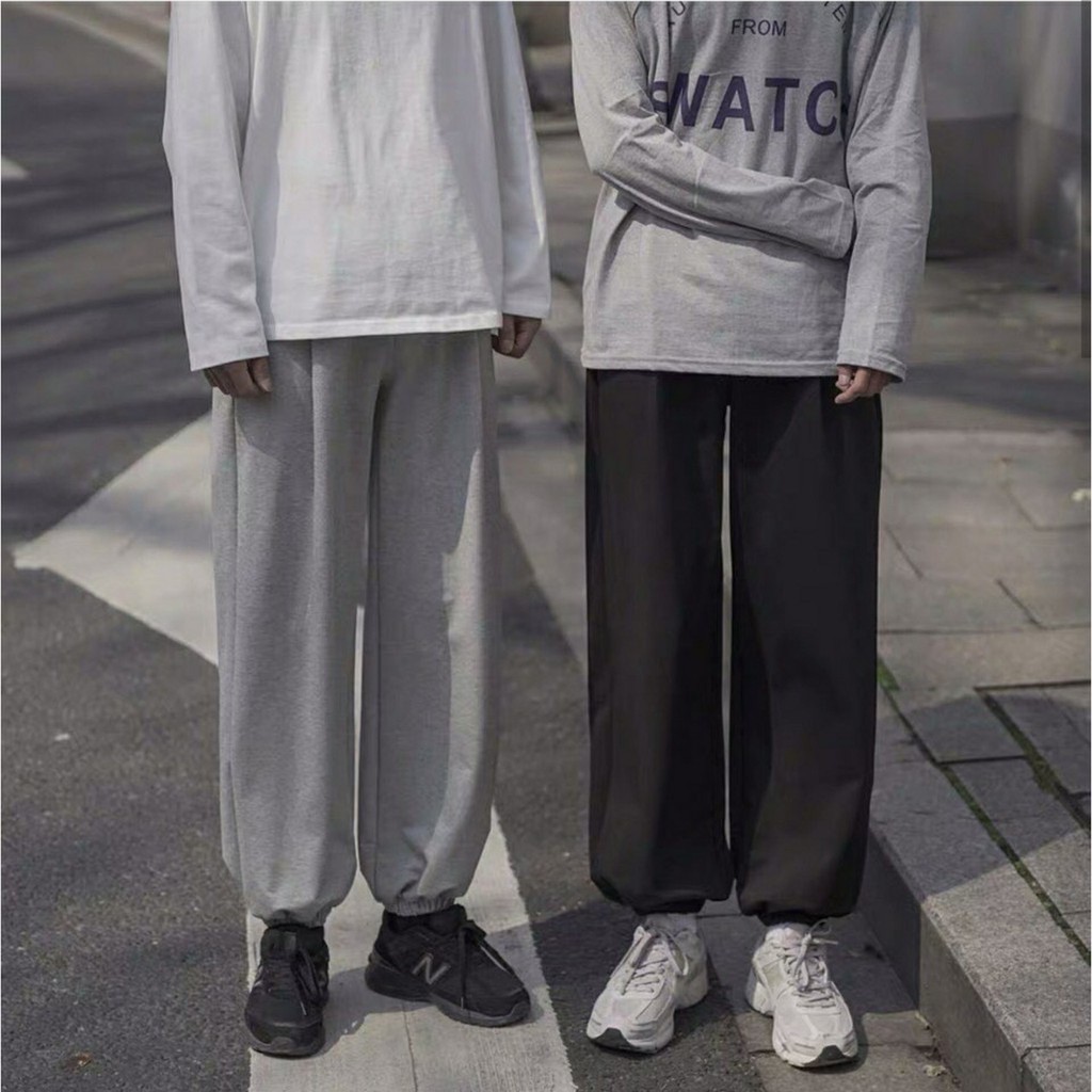 Quần Jogger Nữ Dài Ống Rộng Có Bo SIMPLE Ulzzang (ẢNH THẬT)