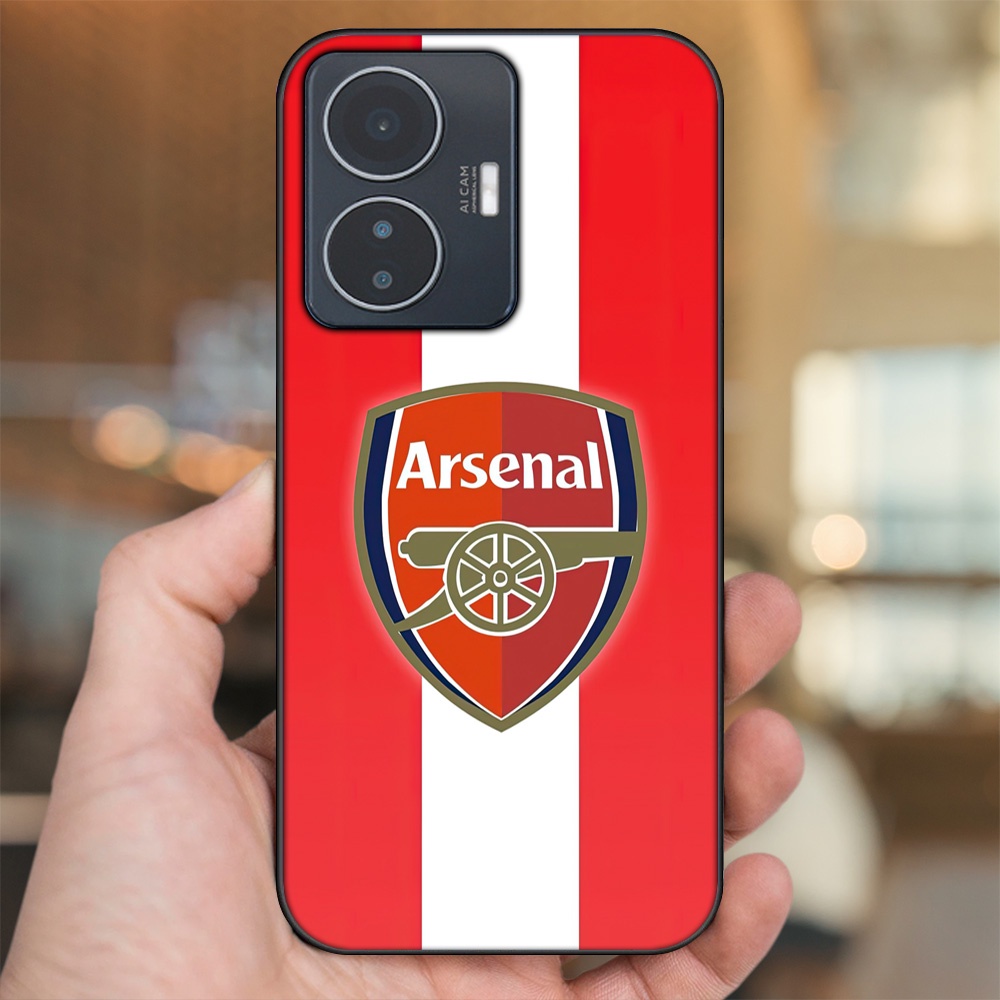 Ốp lưng Vivo Y55 2022 viền đen in hình Arsenal FC