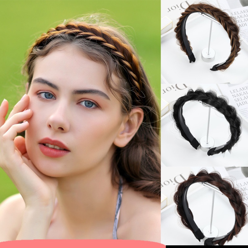 Băng Đô Cài Tóc Kiểu Tóc Tết Phong Cách Bohemian Thời Trang Chống Trượt Cho Nữ