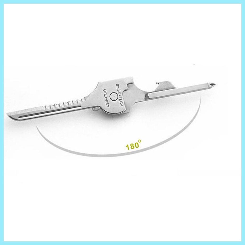 Dụng Cụ Móc Khóa Đa Năng 6 Trong 1 Gấp Gọn Tiện Lợi Cho Hoạt Động Ngoài Trời