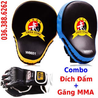 Đích đấm boxing đích đỡ bàn tay lamper boxing tập võ thuật đấm bốc MMA Muay Thái Sparring Trainning chuyên nghiệp