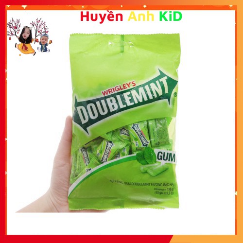 Kẹo Sing-gum DoubleMint Hương Bạc Hà Gói 116g