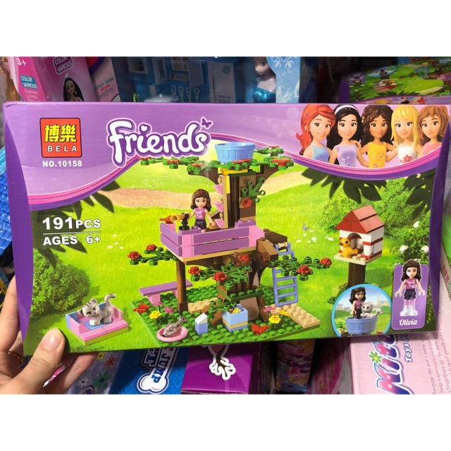 Lego friend xếp hình con gái khu vườn nhỏ của Olivia