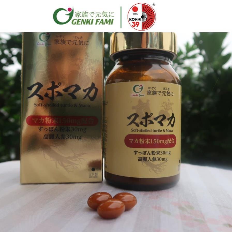 Viên uống Supomaca tăng cường sinh lý sức khỏe Nam giới Genki Fami Nhật Bản - Konni39