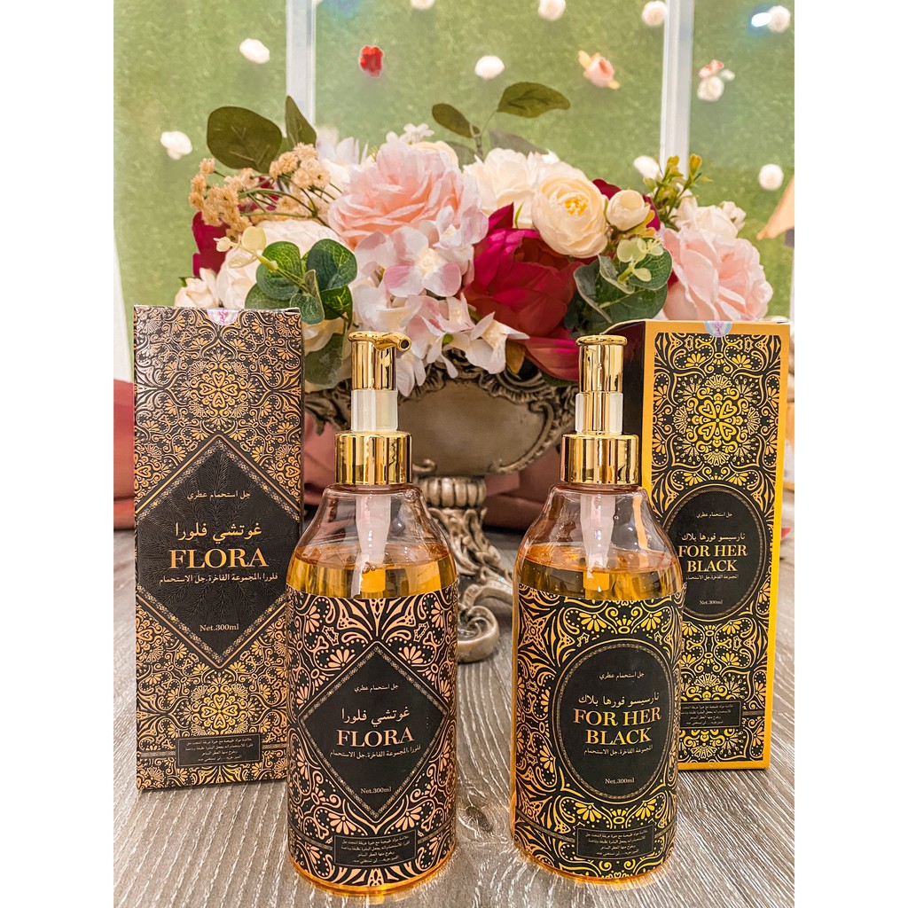 ❄️ SỮA TẮM ❄️ Combo 2 Chai Sữa Tắm Nước Hoa Hương Flora, Hương For Her Black Hương Thơm Dịu Nhẹ