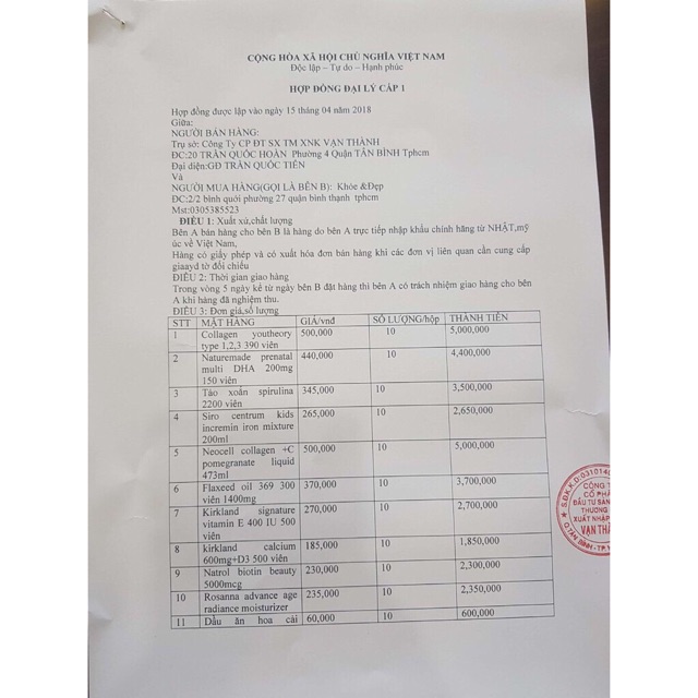 Vitamin dành cho bà bầu Prenatal Nature Made - Mỹ