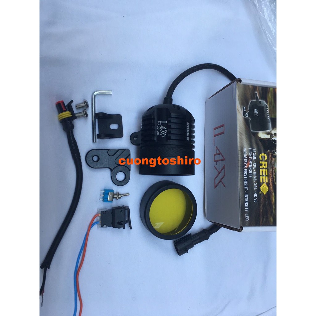 Giảm giá Đèn Trợ Sáng L4X kính tím shop cuongtoshiro