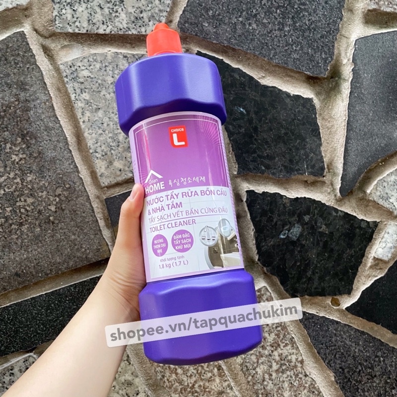 Nước tẩy rửa bồn cầu CHOICE L 1.8KG gấp đôi thể tích siêu tiết kiệm - tapquachukim