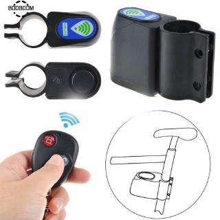 Hệ thống khóa xe đạp báo động rung không dây điều khiển từ xa chống trộm