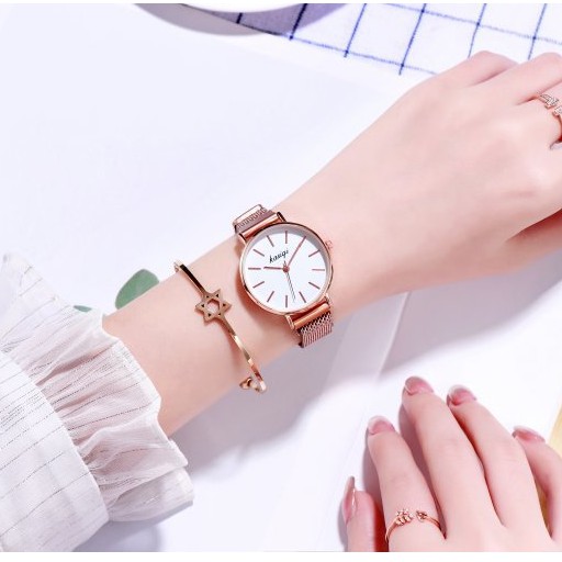 Đồng hồ thời trang nữ Kasiqi K01 dây nam châm vĩnh cửu cực đẹp, mỏng chỉ 7mm, thiết kế lịch lãm hiện đại | BigBuy360 - bigbuy360.vn