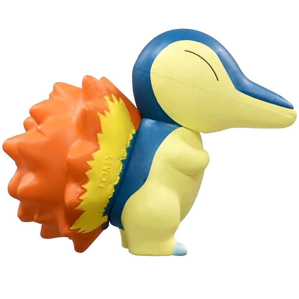 Mô Hình Pokemon Cyndaquil chính hãng Takara TOMY Standard Size Nhật Bản - Pokemon Figure Moncolle Starter Gen 2 Johto