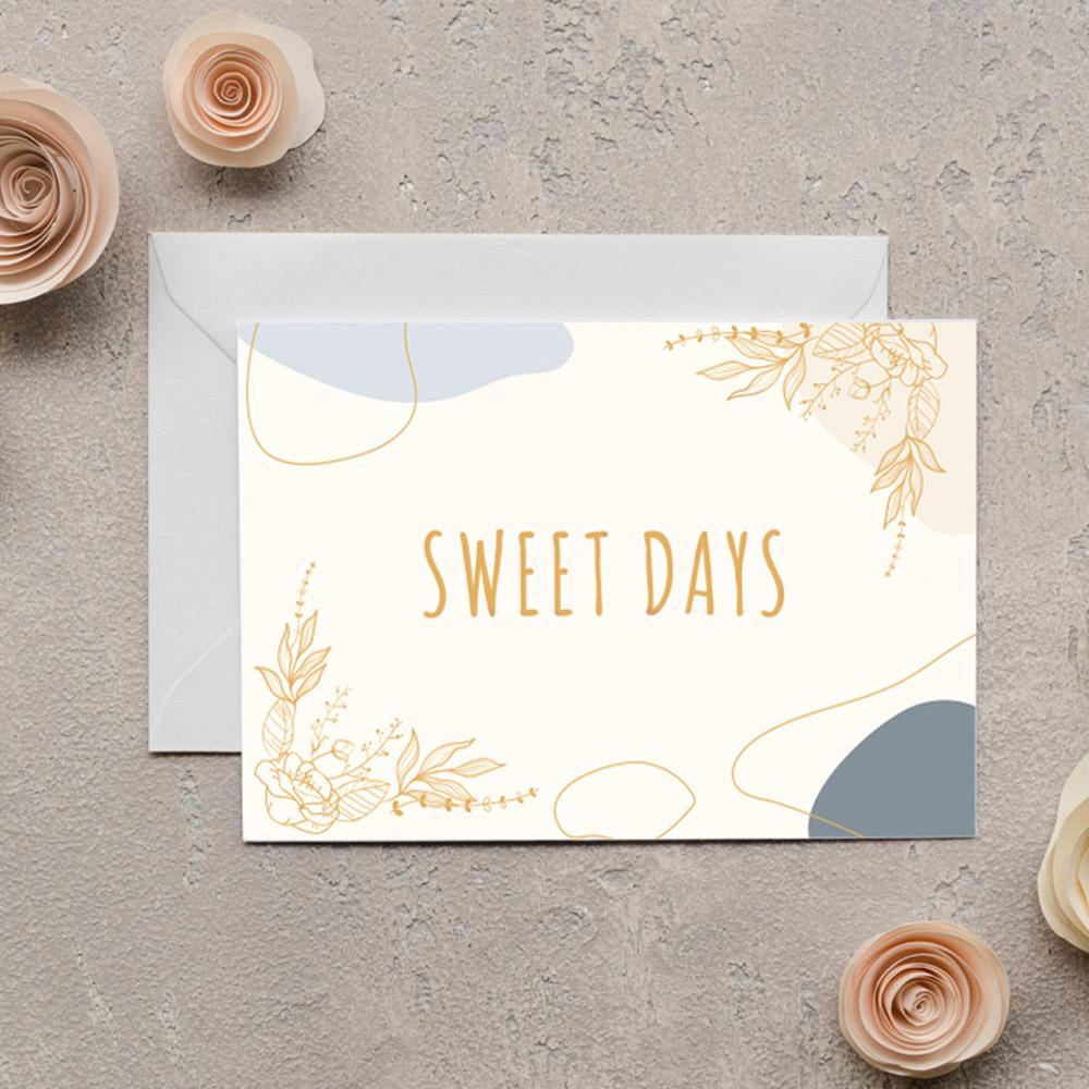 Set 6 Tấm Thẻ In Chữ Thank You Độc Đáo Xinh Xắn|Thiệp Chúc Mừng Bằng Lá Nhôm