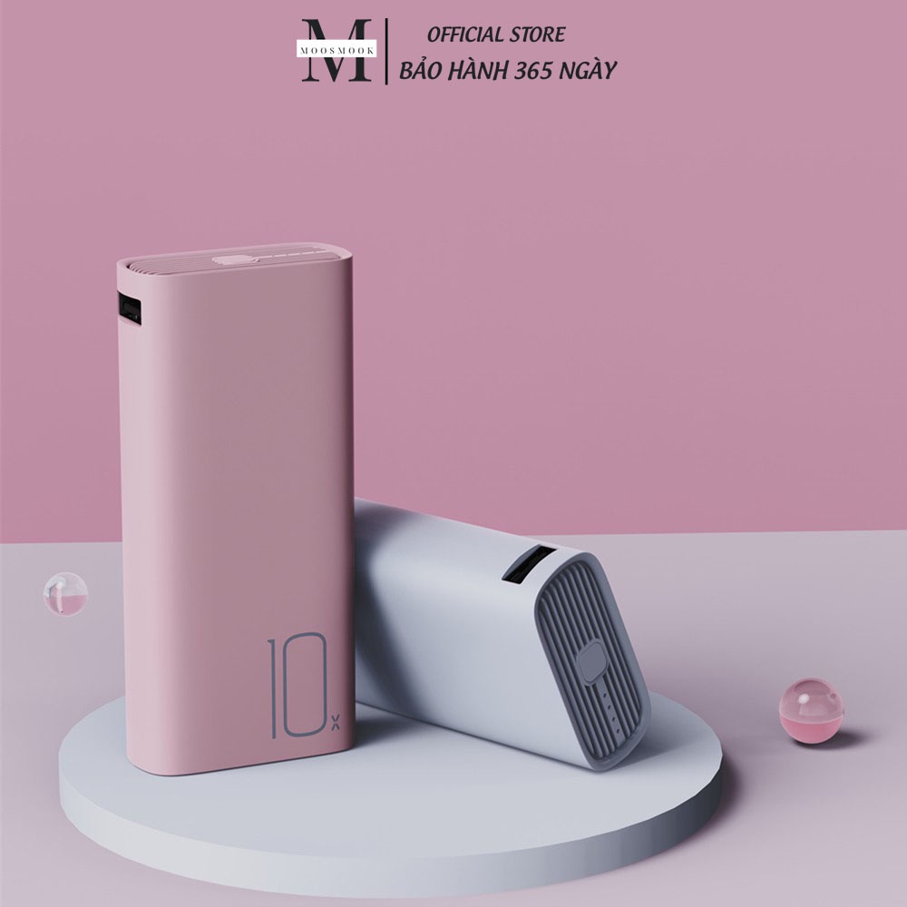 Pin sạc dự phòng mini JOWAY JP208 chính hãng 10.000 mAh đầu vào Micro đầu ra USB kích thước siêu mỏng nhẹ