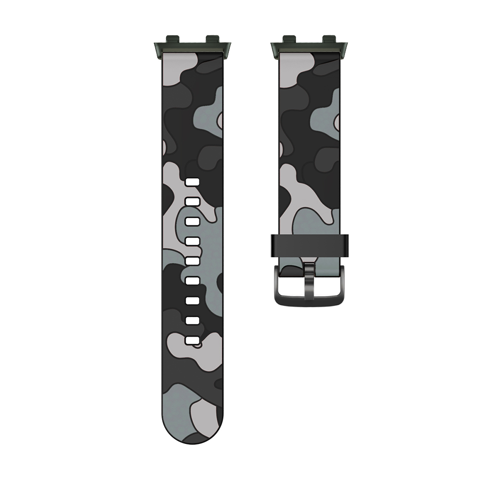 Dây Đeo Silicon Mềm Họa Tiết Rằn Ri Cho Đồng Hồ Thông Minh Oppo 41mm 46mm