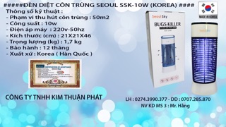 Đèn bắt muỗi SEOUL SKY Hàn Quốc
