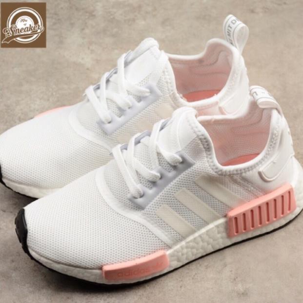 (Xả Kho) Giầy thể thao NMD HUMAN RACE XR1 trắng vấn đế hồng thời trang dạo phố 2020 * 2021