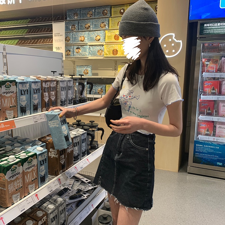 Áo Thun cotton Ngắn Tay Thời Trang Mùa Hè Phong Cách Mới Cho Nữ