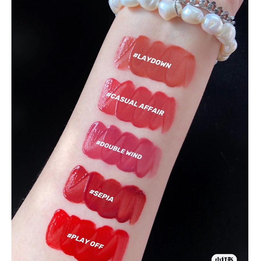 Son Tint Bóng 3CE Blur Water Tint - Sepia - Pink Guava- Double Wind- Bake Beige- Coral Moon- Breeze Way