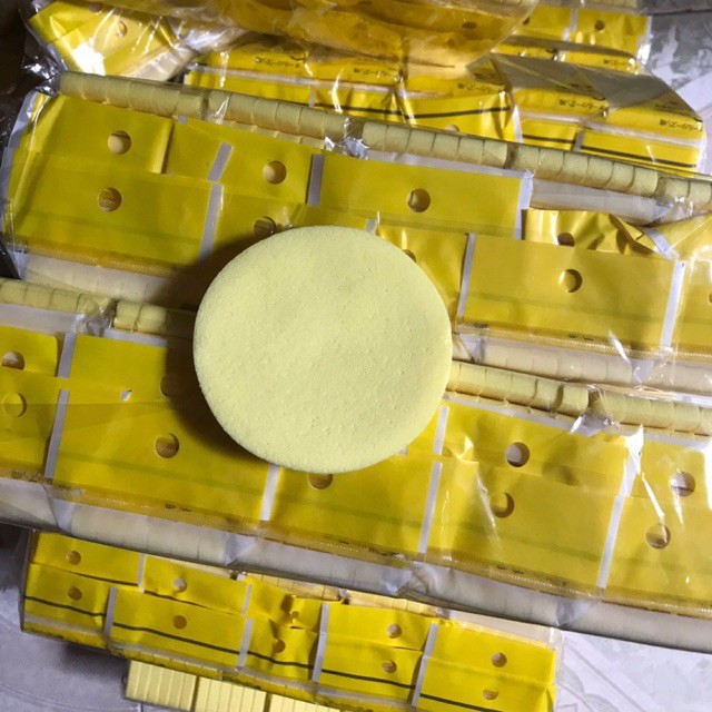 Bông Mút Bọt Biển Rửa Mặt Hình Tròn Làm Từ Rong Biển Tự Nhiên