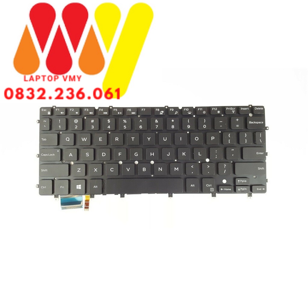 Bàn phím laptop Dell inspiron 13 7347 7348 7352 7353 7359 7548 7547 P57G 7558 P57G002 Có LED