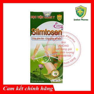Giảm cân Slimtosen Extra - Học viện Quân Y