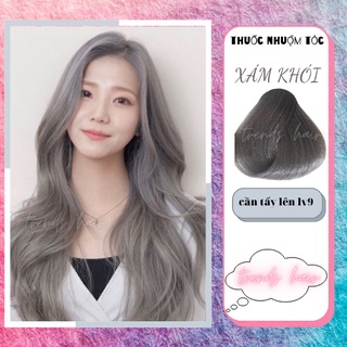 Thuốc nhuộm tóc màu xám khói cần dùng thuốc tẩy tóc |trends hair |