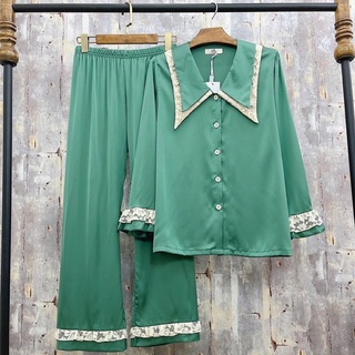 ĐỒ BỘ PYJAMA NỮ LỤA LATIN THIẾT KẾ REN