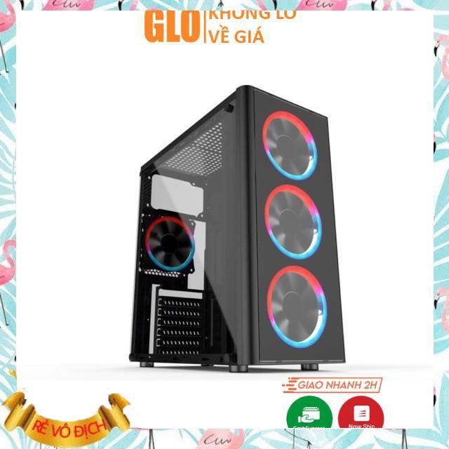 (Giá sỉ) Vỏ Case Máy Tính VSP V3-607 Gaming Trong Suốt - M103