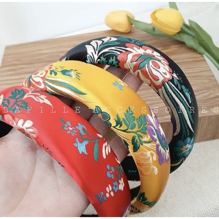 Cài tóc mấn vải gấm