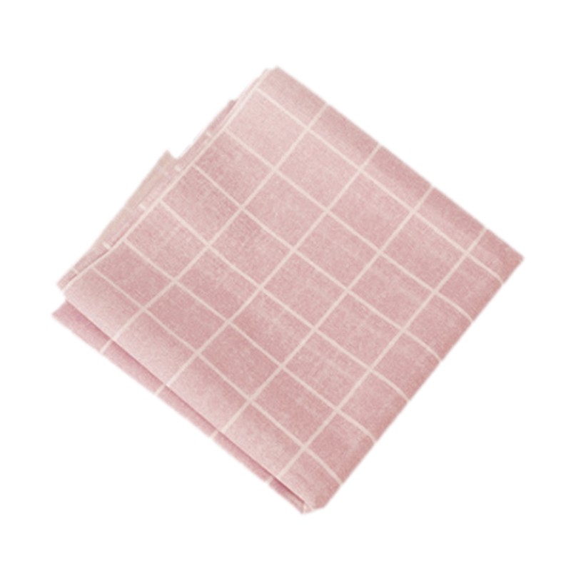 Khăn trải bàn ăn, tấm trải thảm du lịch chụp ảnh picnic caro bằng nhựa PVC chống thấm nước gấp gọn tiện dụng màu hồng