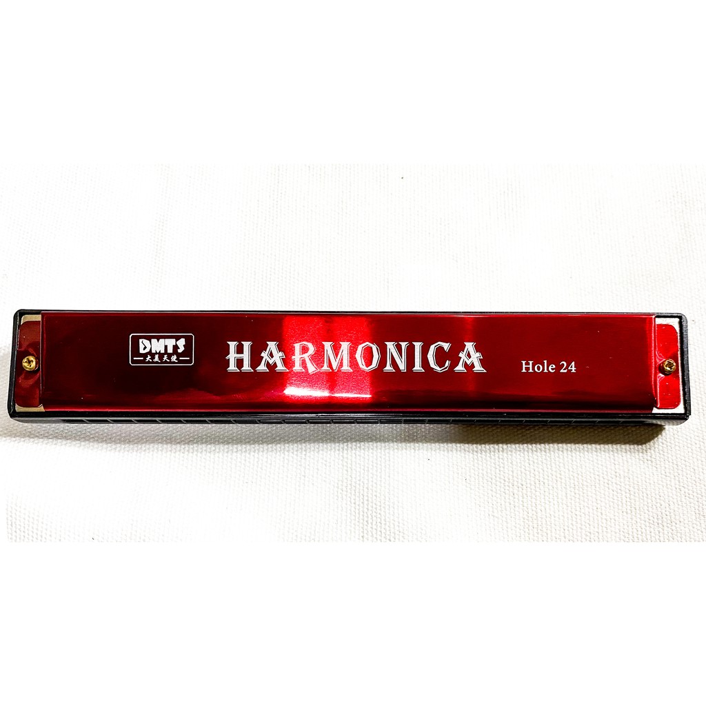 Kèn Harmonica Woim Màu Bạc 24 Holes